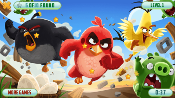 Ache as estrelas escondidas dos Angry Birds - screenshot 1