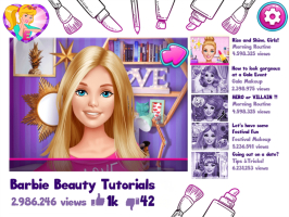 Aprenda a se maquiar com a Barbie - screenshot 2