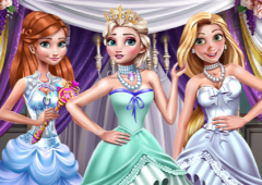 Baile de Gala de Inverno com Três Princesas