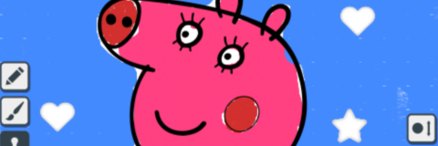 Desenho da Peppa Pig Pinturas Como Pintar online Porquinha rosa