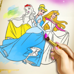 Jogo Colorir as Princesas Disney