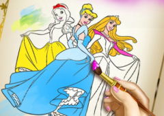 Colorir as Princesas Disney