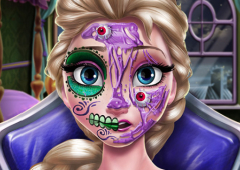 Elsa: Maquiagem Assustadora de Halloween