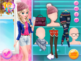 Elsa: Moda de Inverno vs Moda de Verão - screenshot 3