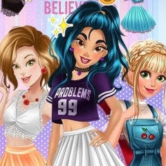 Jogo Jasmine, Rapunzel e Bela no Instagram