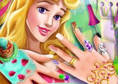 Manicure da Princesa Aurora