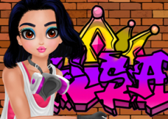 Pinte os Graffitis da Princesa Jasmine