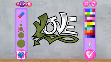 Pinte os Graffitis da Princesa Jasmine - screenshot 1