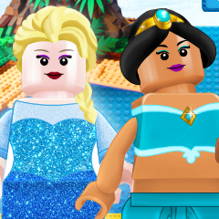 Jogo Princesas da Disney em Lego