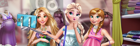 Jogos de Princesas Grávidas Tiram uma Selfie no Meninas Jogos