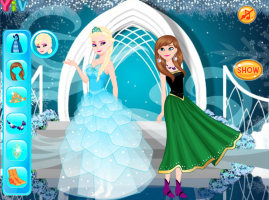 Vista Anna e Elsa Para o Baile - screenshot 2