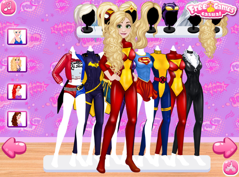 Jogos de Vista as Princesas de Super-Heroínas no Meninas Jogos