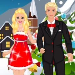 Jogo Vista Barbie e Ken no Natal