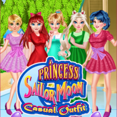 Jogo Vista As Princesas No Estilo Sailor Moon
